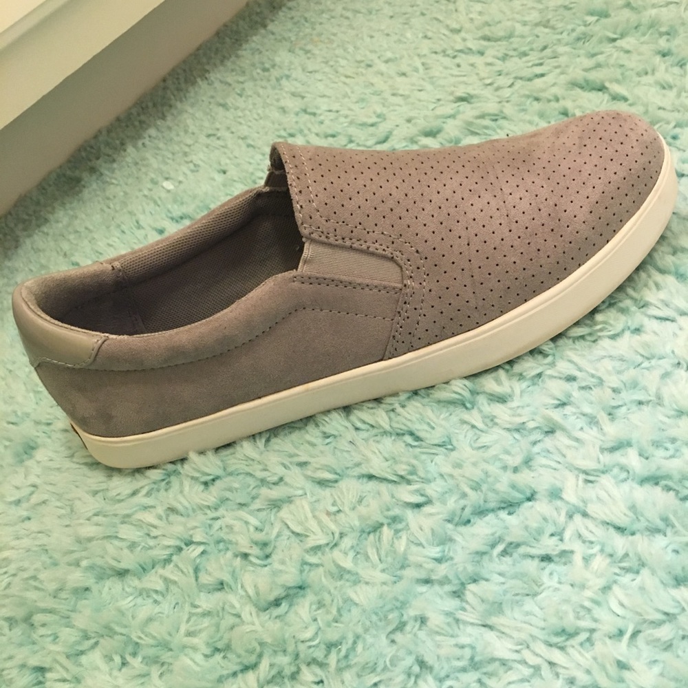 Dr. Schools Light Grey Slip Ons